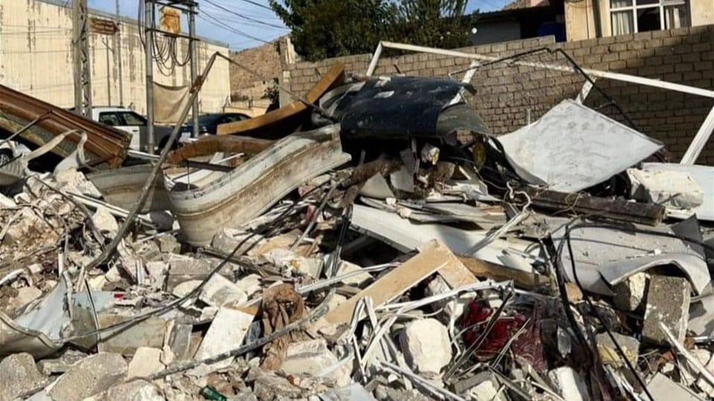 بالصور.. آثار الدمار الذي خلفه انفجار أسطوانة الغاز في دهوك