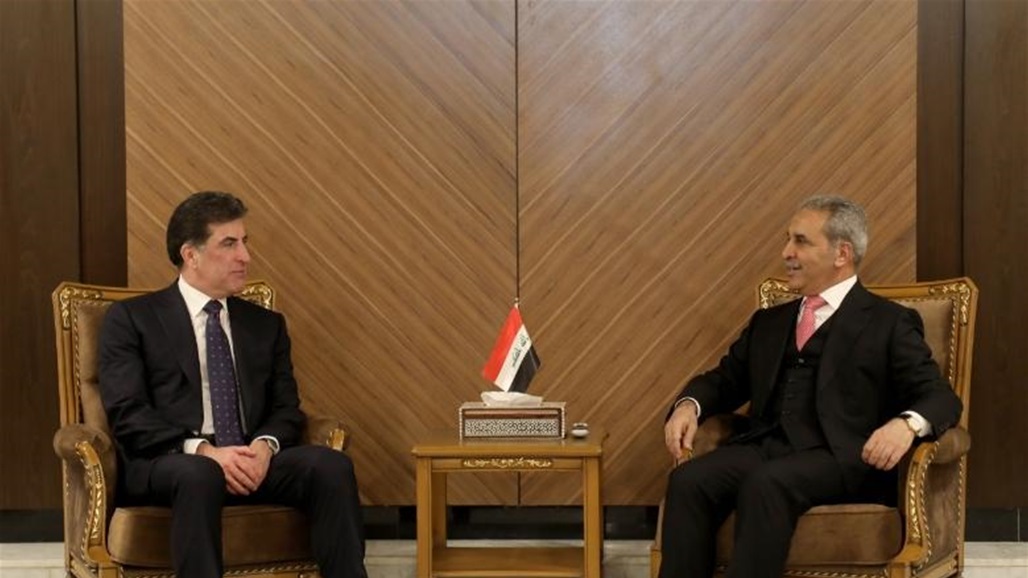 زيدان وبارزاني يؤكدان أهمية التكاتف والتعاون المشترك