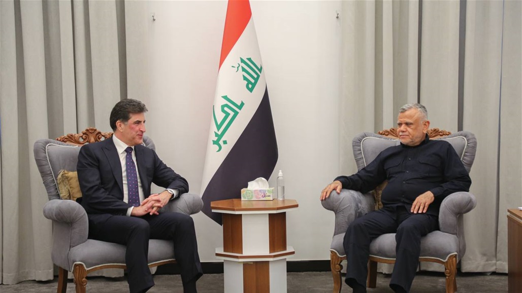 العامري وبارزاني يبحثان أبرز تطورات المشهد العراقي والمهام التي تنتظر الحكومة