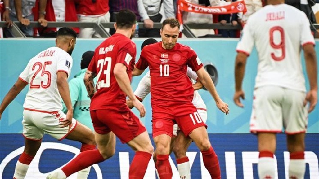 تونس تتعادل امام الدنمارك في مونديال قطر