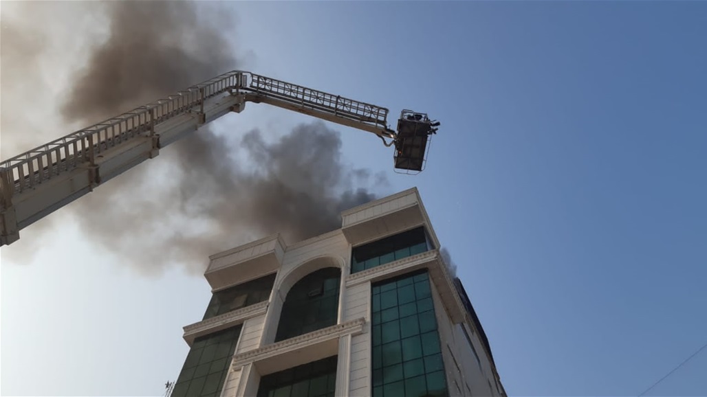 اندلاع حريق بالقرب من المسرح الوطني في بغداد