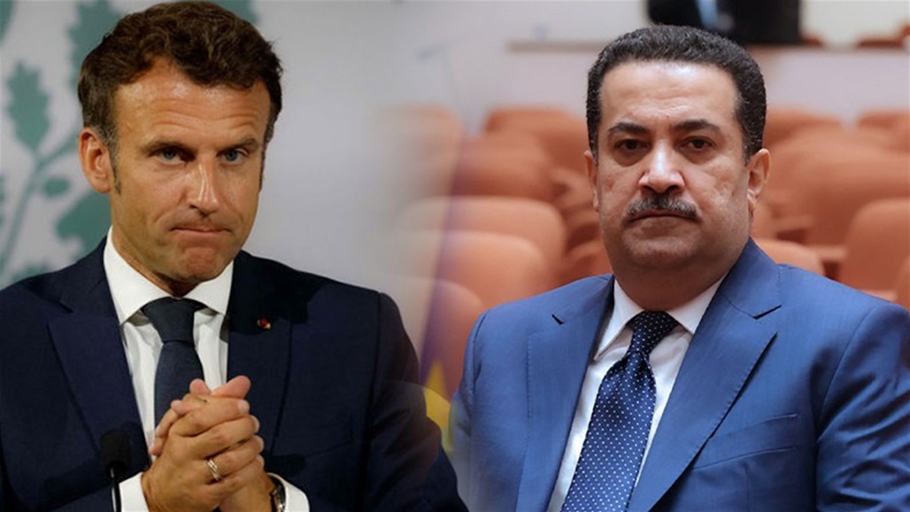 السوداني وماكرون يبحثان سبل تنمية الشراكة العراقية الفرنسية