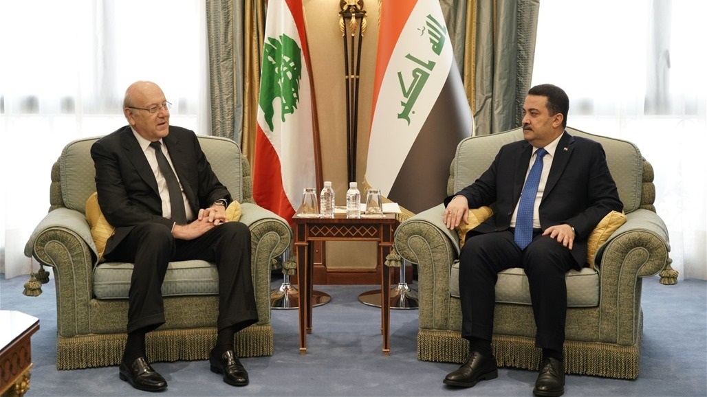 السوداني وميقاتي يبحثان العلاقات الثنائية بين البلدين