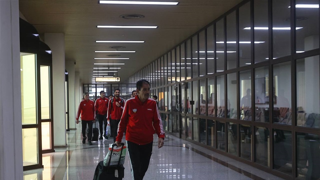 وفد المنتخب الاماراتي يصل البصرة