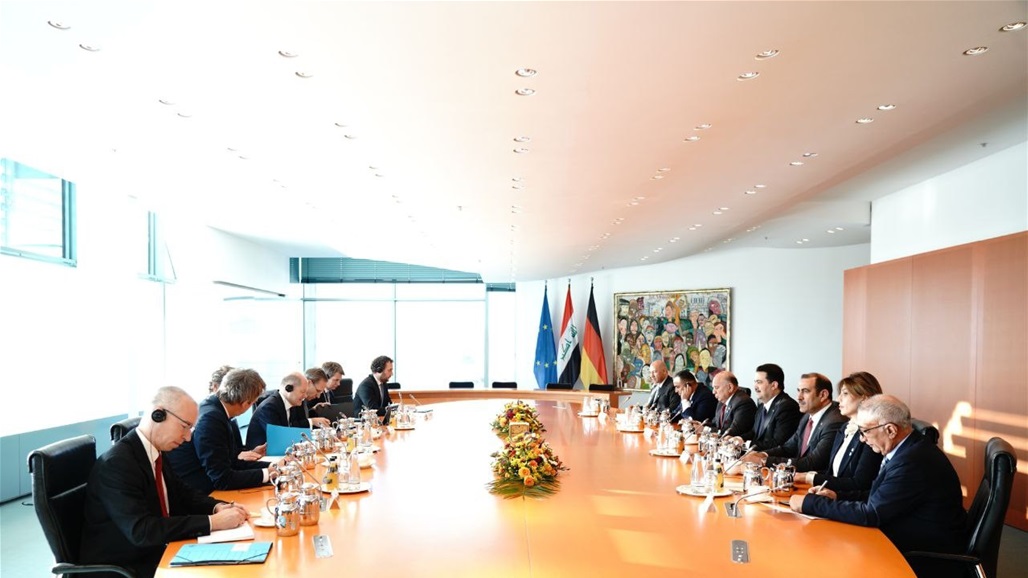 السوداني والمستشار الألماني يترأسان جولة مباحثات بين بغداد وبرلين 