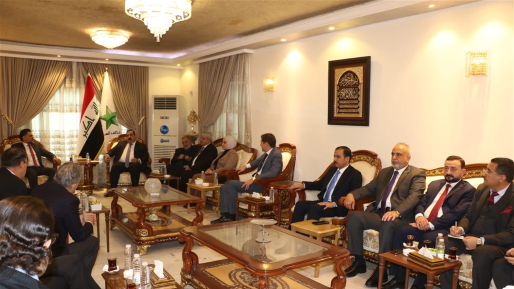 العزم ووفد الإتحاد الأوربي يبحثان مستجدات الساحة السياسية