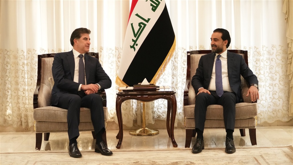 الحلبوسي وبارزاني يؤكدان على تنفيذ ورقة الاتفاق السياسي