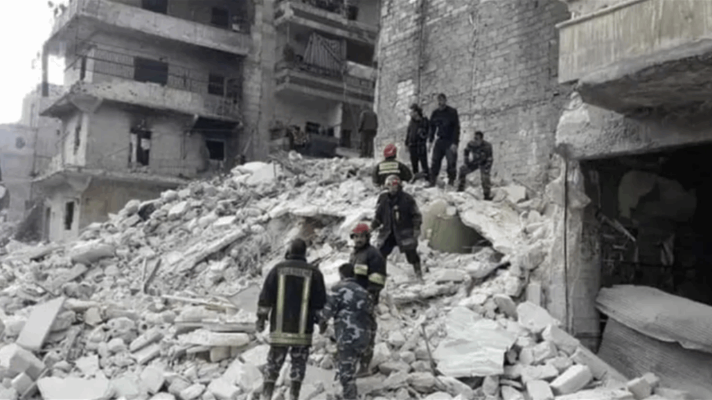 عشرات القتلى والمفقودين بانهيار مبنى في سوريا 