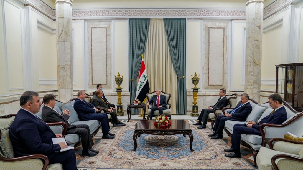 رئيس الجمهورية يؤكد أهمية الارتقاء بمستوى التعاون بين العراق وإيران 