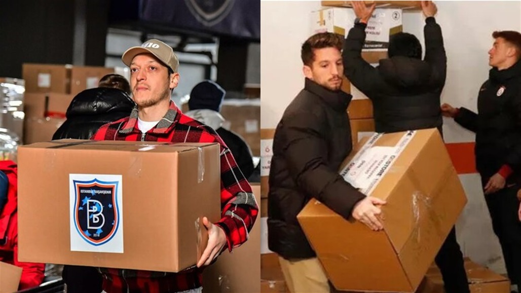 بينهم ميسي وأوزيل.. نجوم الكرة القدم يهبوّن لمساعدة ضحايا الزلزال (صور)