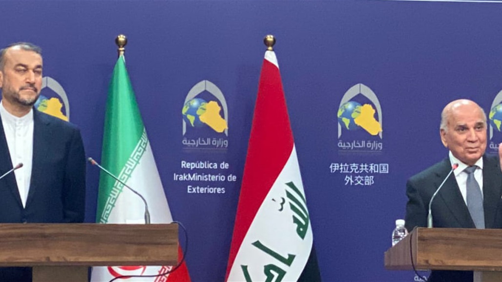 عبد اللهيان في العراق.. مباحثات مع فؤاد حسين حول ملفات عديدة: "قادة النصر" أبرزها