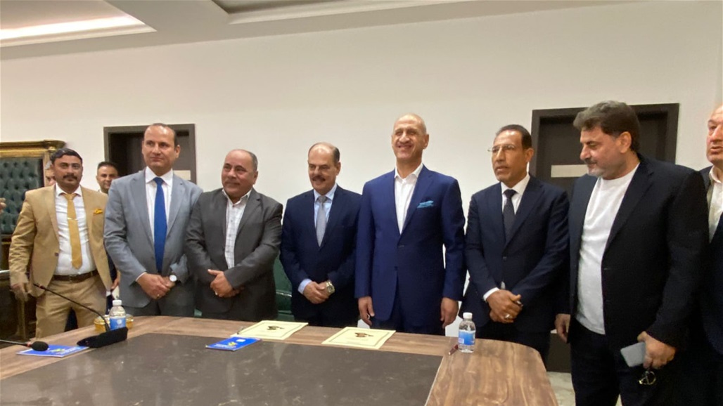 اللامي ودرجال يوقعان بروتوكول تعاون بين الصحافة الرياضية والاتحاد العراقي 
