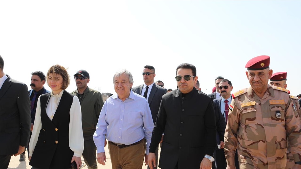 الاعرجي رفقة غوتيريش يزوران مركز الجدعة للتأهيل المجتمعي