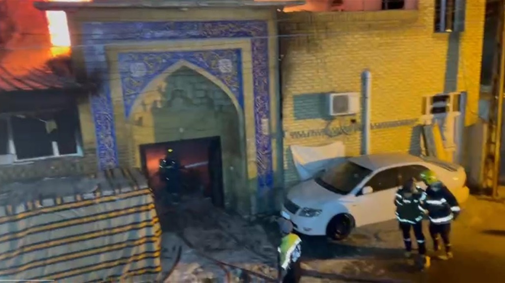 انقاذ 10 عاملات أجنبيات إثر حريق اندلع في حسينية وسط بغداد