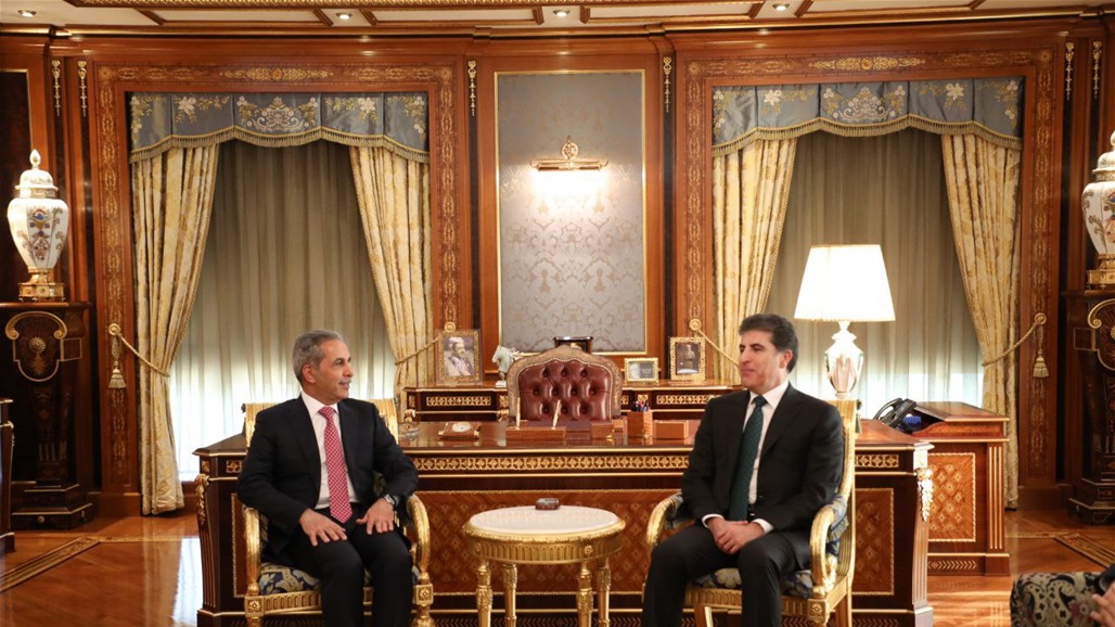 رئيس القضاء يبحث مع رئيس كردستان تعزيز مبدأ سيادة القانون