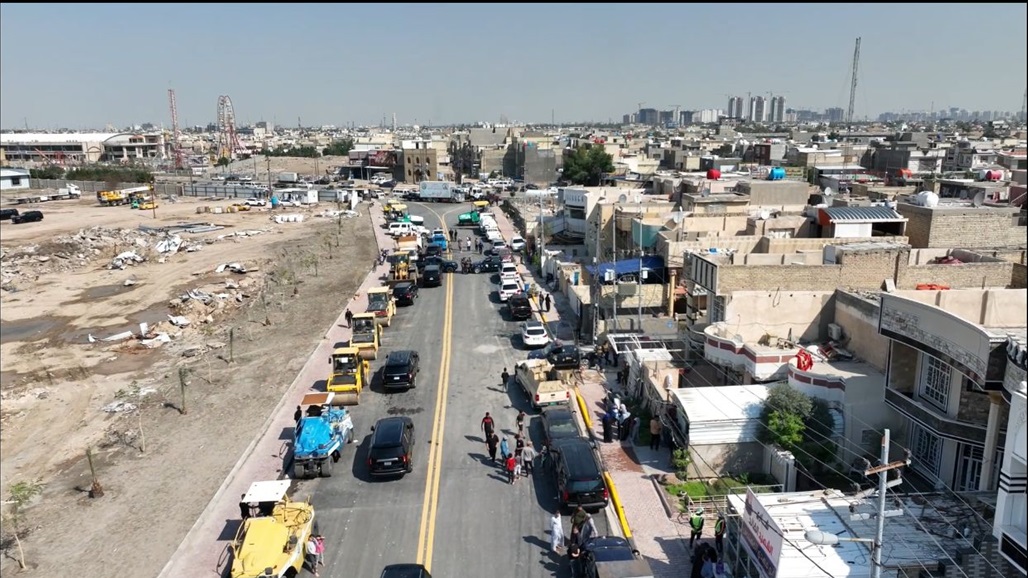 الجهد الخدمي يعلن انجاز العمل في منطقة شاكر العاني غربي بغداد (صور)