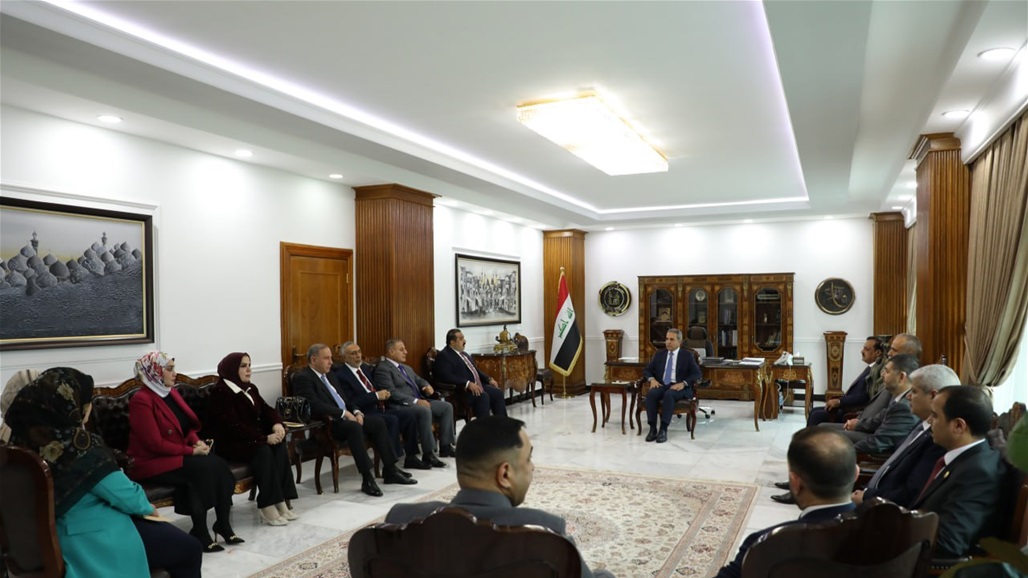 زيدان يبحث مع تحالف العزم عددا من القضايا الخاصة بالمحافظات