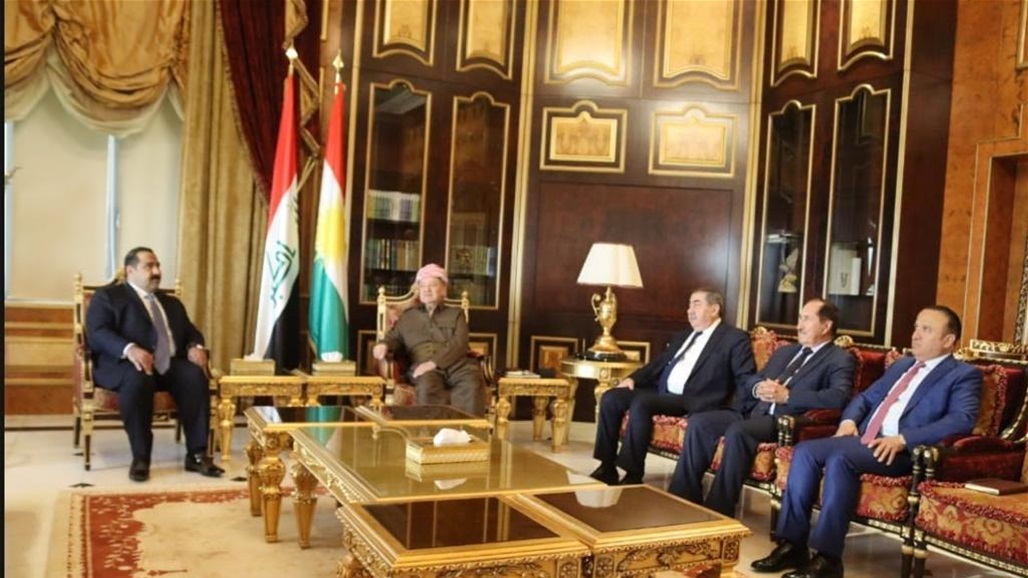 السامرائي وبارزاني يبحثان التطورات السياسية والتعاون بين بغداد وكردستان