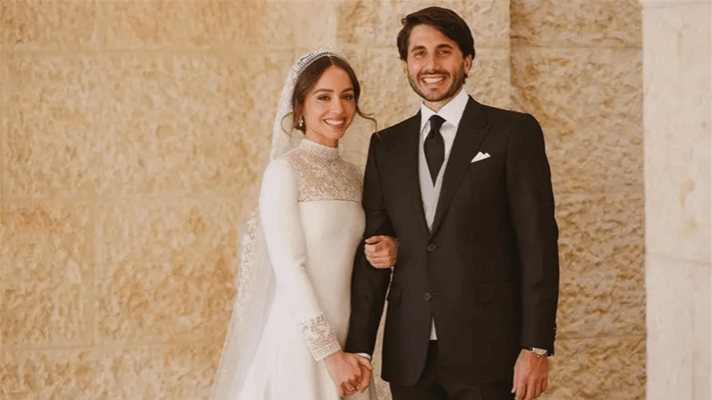 بعد ايام من حفل زفافهما.. الظهور الاول للأميرة ايمان وزوجها (فيديو)