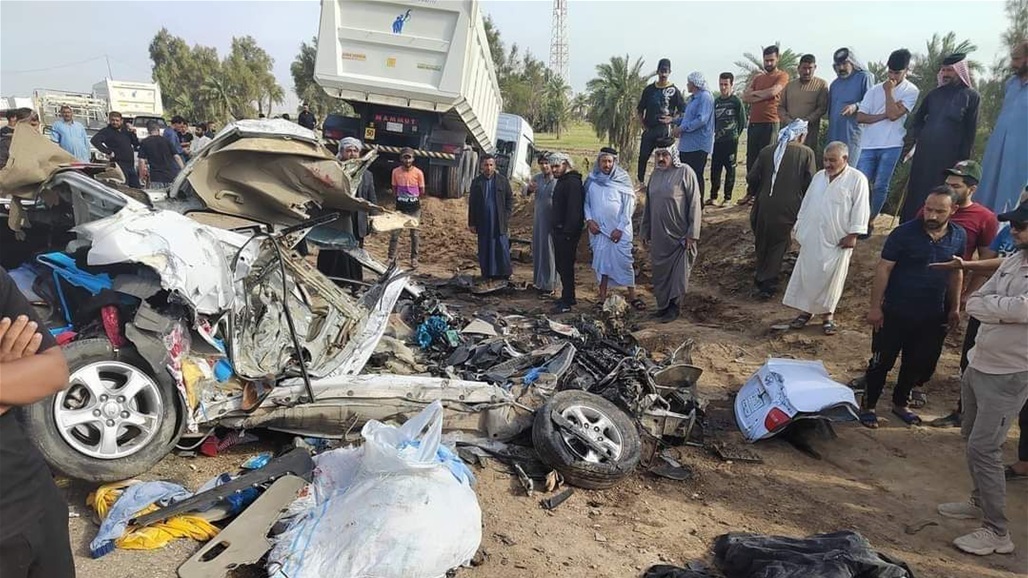 مصرع 4 اشخاص بحادث سير في طريق ميسان – بغداد 