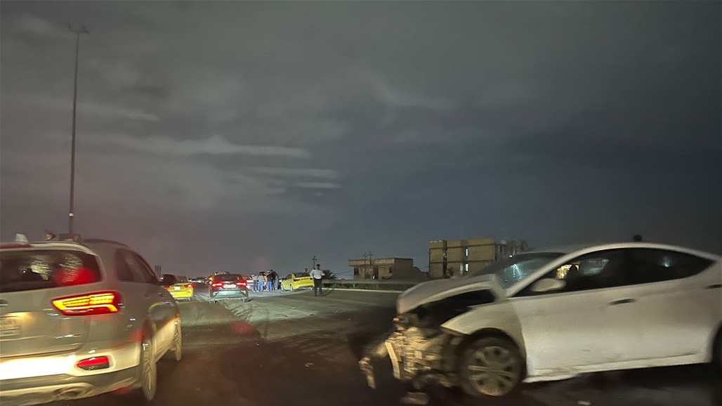 إصابة مدنيين اثنين بحادث سير جنوبي بغداد