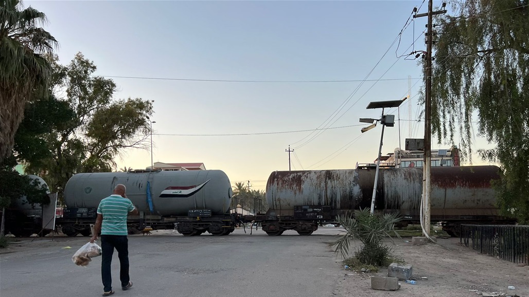 تعطل قطار مصفى الدورة يغلق شارعا حيويا في بغداد