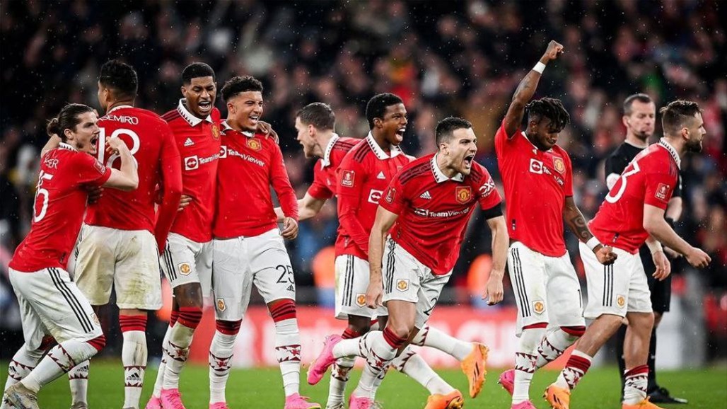 اليونايتد يفوز على برايتون ويضرب موعدا مع السيتي بنهائي كأس الاتحاد 