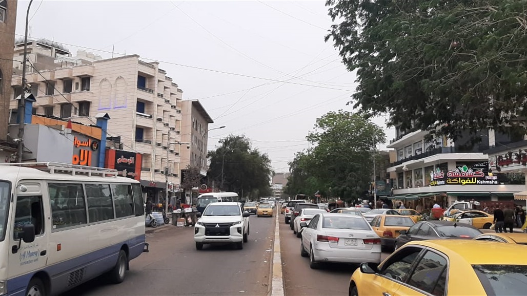 مشاهد من العاصمة بغداد بعد هطول الأمطار 