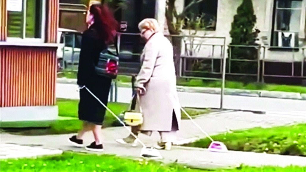 أشخاص يتنزهون مع المكاوي بدلا من الكلاب والقطط (فيديو)