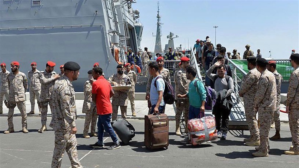 إجلاء 19 عراقيّاً من السودان إلى مدينة جدة السعودية 