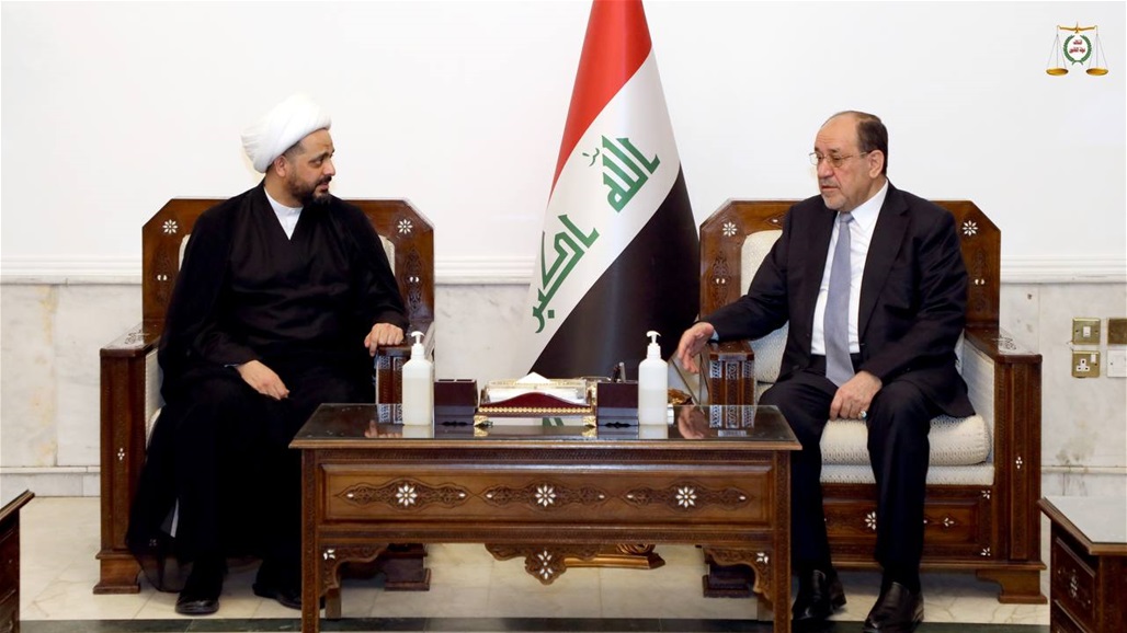 المالكي والخزعلي يبحثان مستجدات الوضع السياسي والنهوض بالواقع الخدمي والاقتصادي