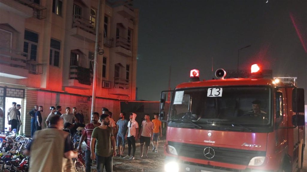 الدفاع المدني: إصابة رجل إطفاء وعدد من المواطنين اثناء اخماد حريق ببغداد
