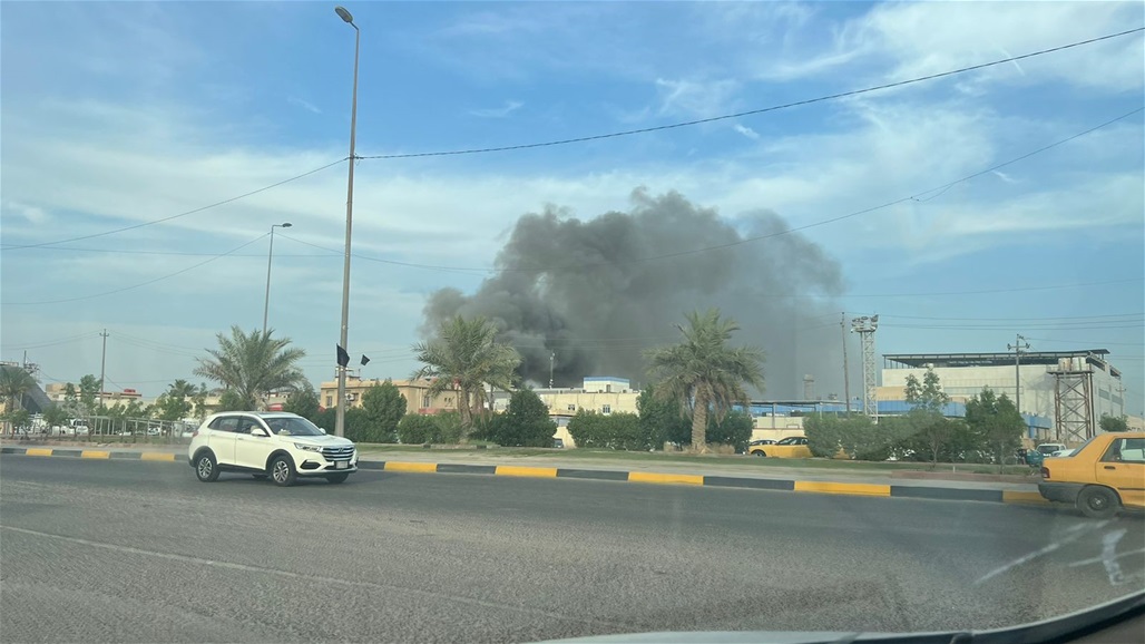 حريق داخل مستشفى وسط البصرة