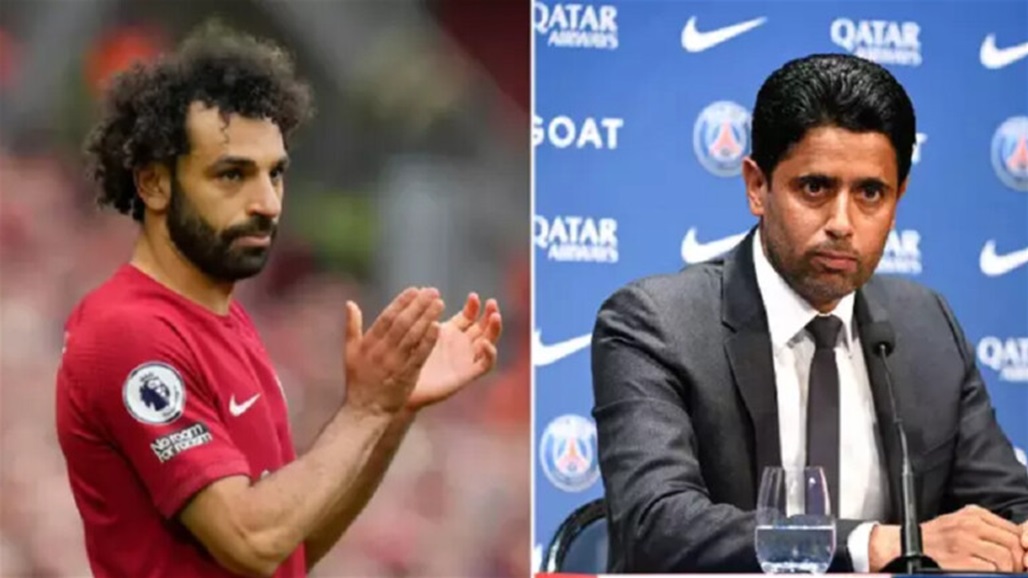 لتعويض رحيل ميسي.. الخليفي يجتمع مع صلاح لضمه الى باريس 