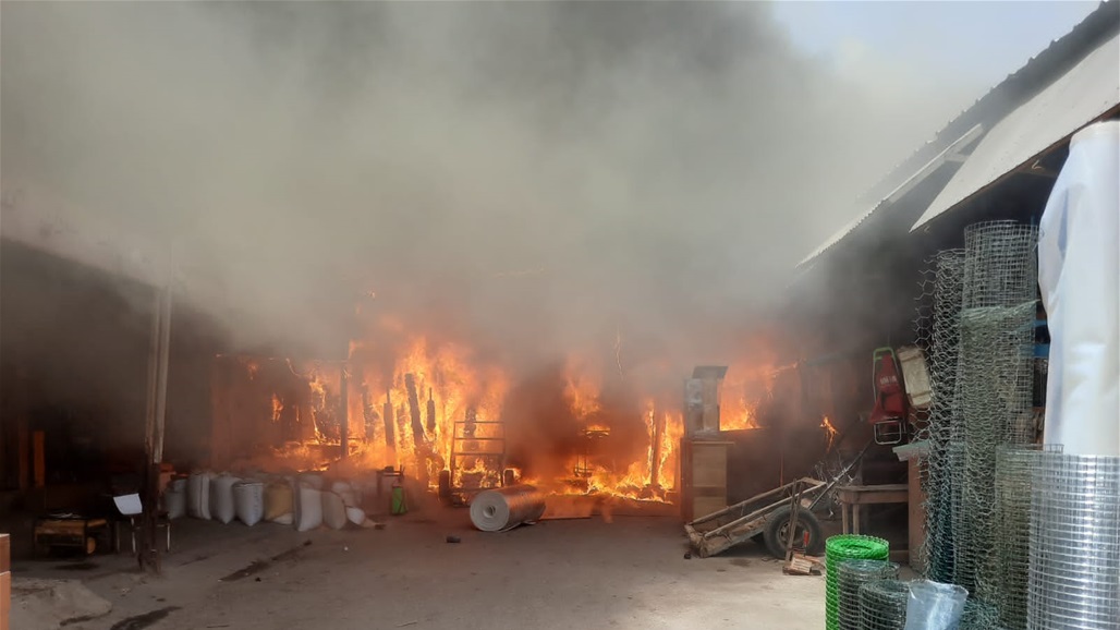 حريق يلتهم سوق في ميسان.. والدفاع المدني تتدخل 