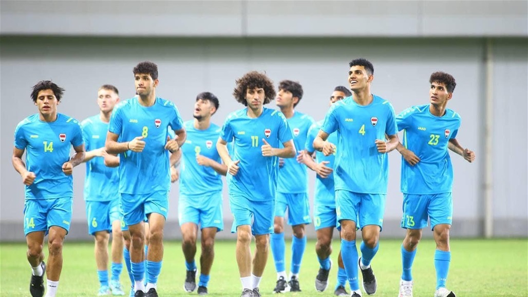 بالصور.. هكذا يستعد الأولمبي العراقي لمواجهة العماني غداً