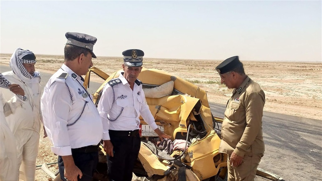 مصرع وإصابة 6 أشخاص إثر تصادم مركبتين في ميسان