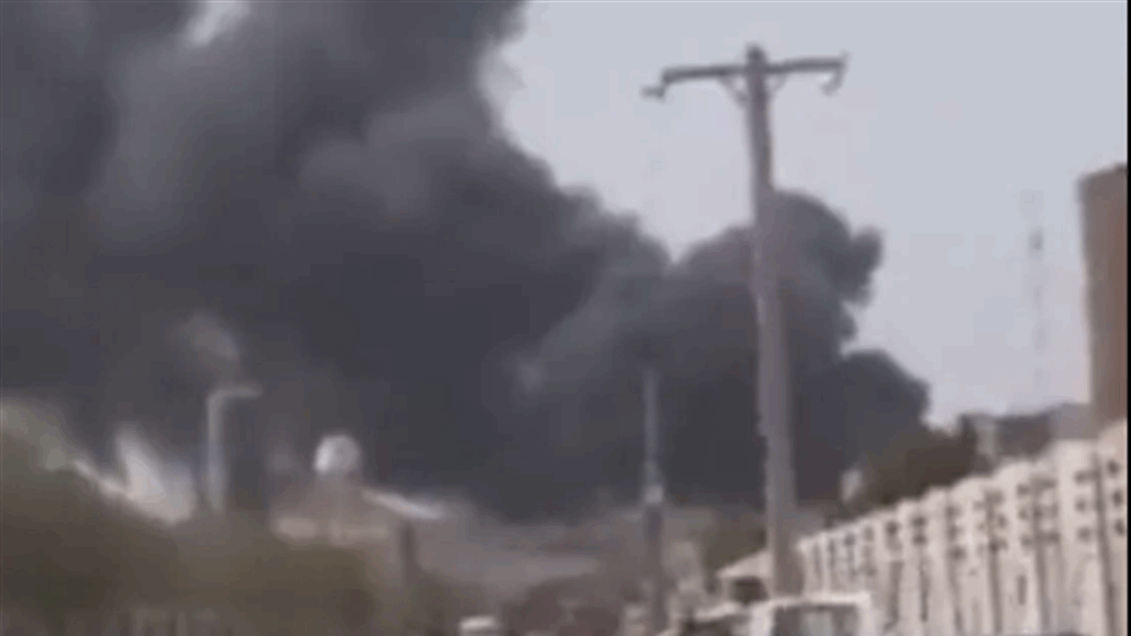 اندلاع حريق بمصفاة نفط جنوبي إيران (فيديو)