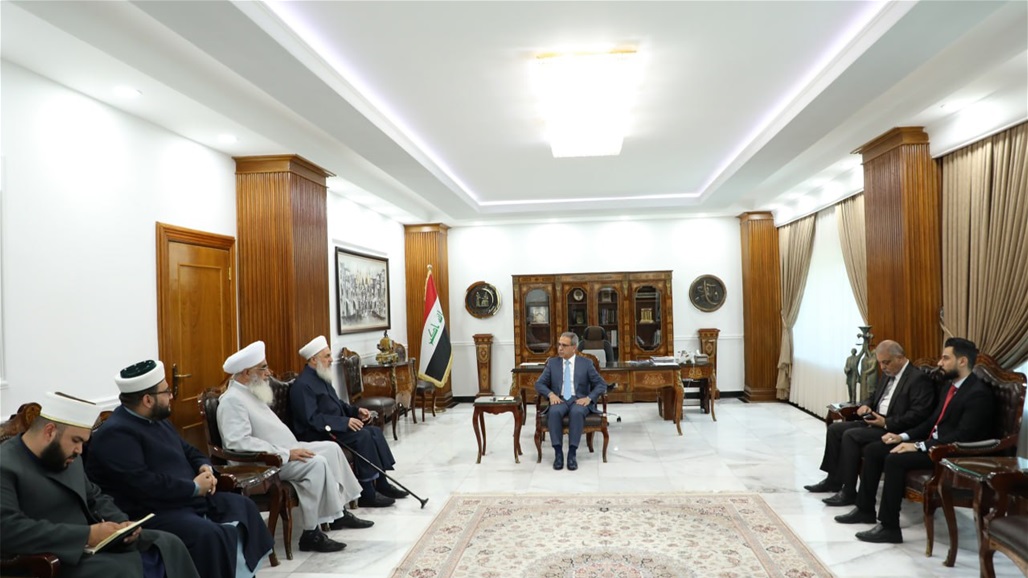 رئيس مجلس القضاء يبحث مع وفد دار الافتاء التعاون المشترك 