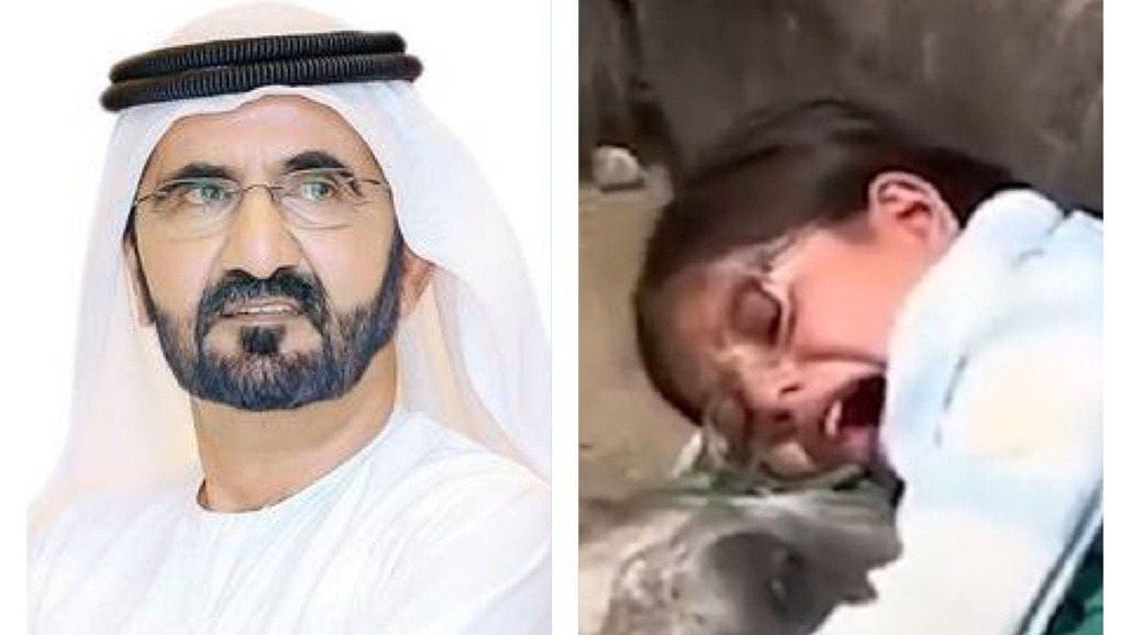 بعد بكائها بشدة.. محمد بن راشد يهدي أصغر فارسة عراقية مجموعة خيول