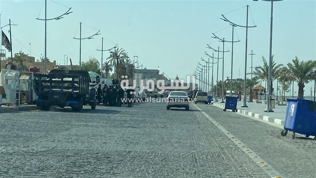 البصرة.. إجراءات أمنية مشددة في محيط القنصلية الكويتية (صور)