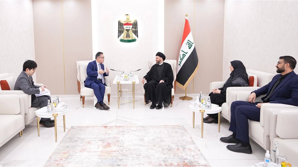 الحكيم يؤكد للسفير الياباني أهمية تعزيز التعاون بين بغداد وطوكيو 