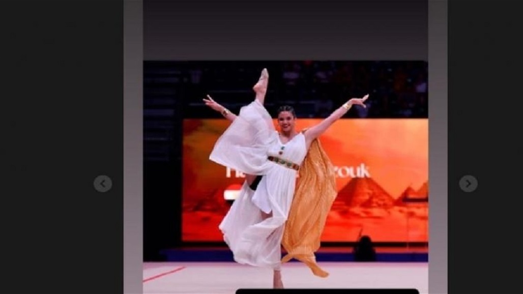 "بزي فرعوني".. لاعبة مصرية تشعل مواقع التواصل الاجتماعي (فيديو)