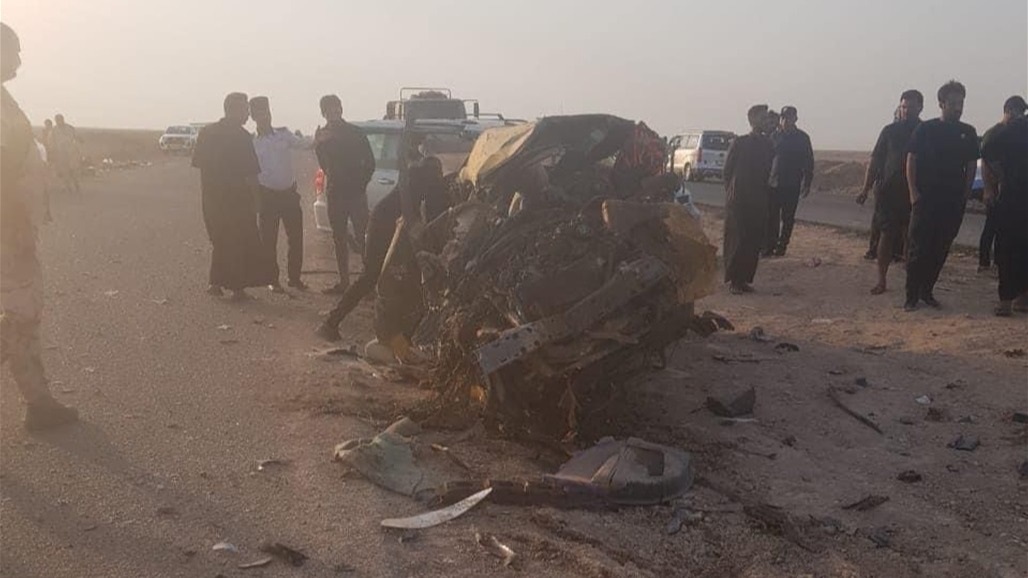 بينهم إيرانيون.. مصرع وإصابة 12 زائراً بحادث سير في ميسان (صور مأساوية)