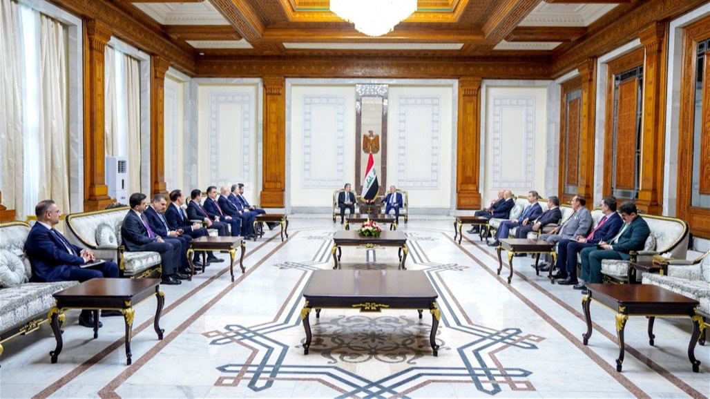 After the Sudanese... a meeting brings together the Kurdish delegation with the President of the Republic at Baghdad Palace (photos)