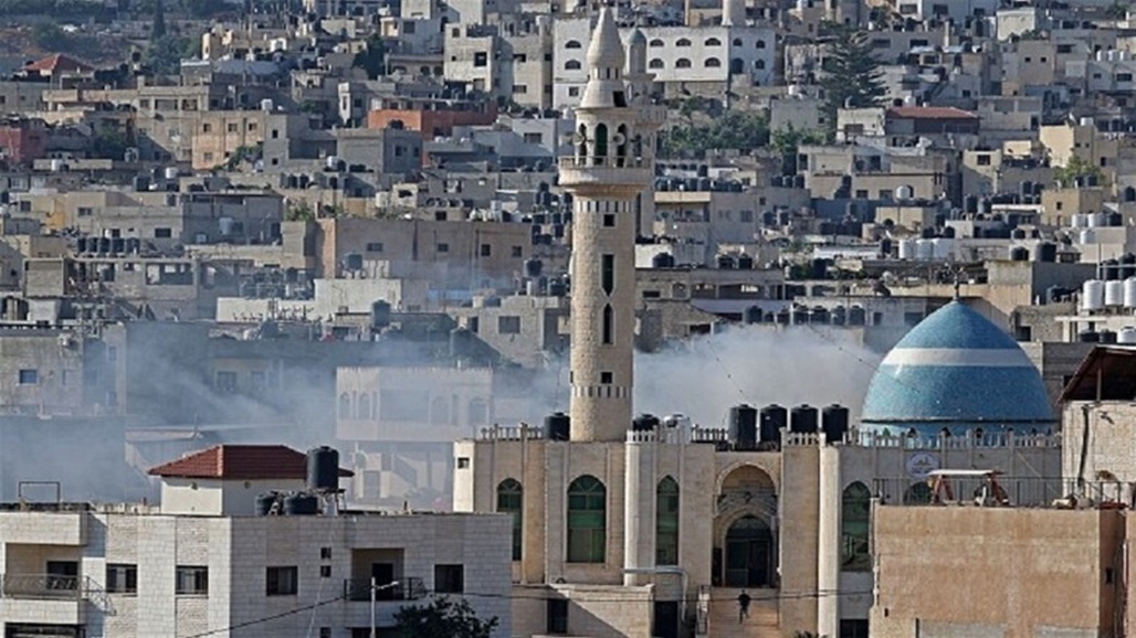 استهدف مئذنة مسجد مخيم جنين من قبل الجيش الإسرائيلي 