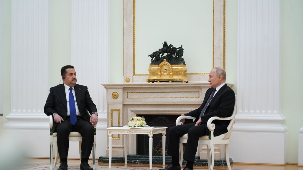 مباحثات في سلسلة ملفات بينها فلسطين.. السوداني يلتقي بوتين في موسكو
