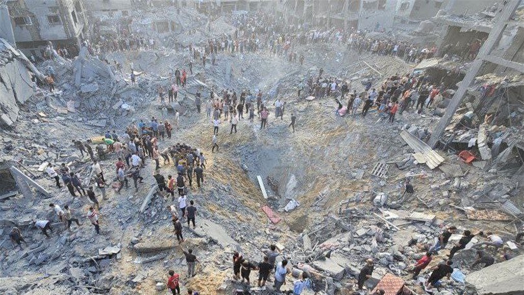 400 شهيد وجريح.. غارات إسرائيلية تدمر حي كامل شمال غزة 