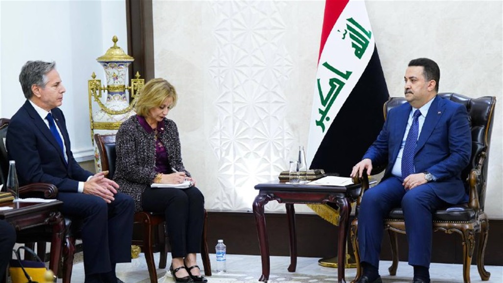 بلينكن يصل الى بغداد.. هذا ما بحثه مع السوداني