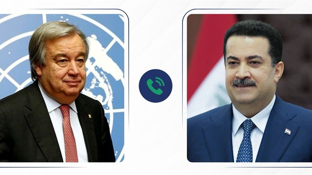 غوتيرش يتصل بالسوداني.. تأكيد على ضرورة إيقاف الحرب على غزة